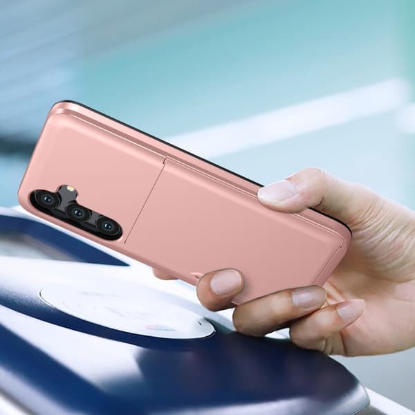 Samsung A56 5G Armor kortholder etui - Sort Sort