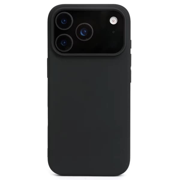 iPhone 17 Pro mattamusta silikonisuojakuori