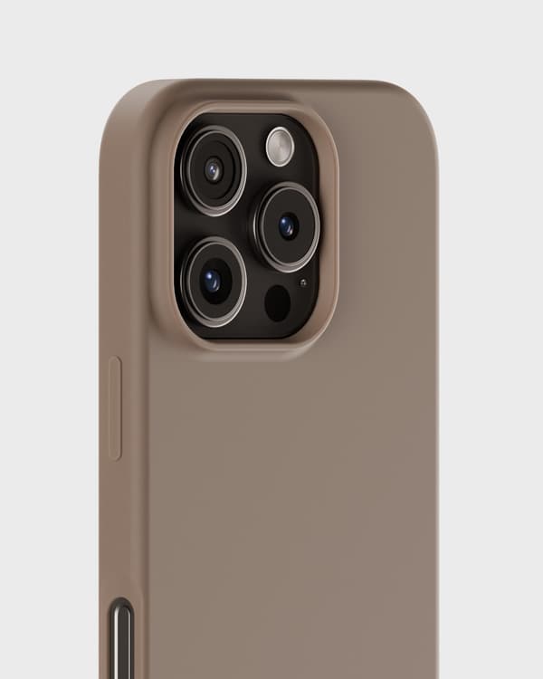 Holdit iPhone 16 Pro Max silikoninen mokanruskea puhelinkotelo