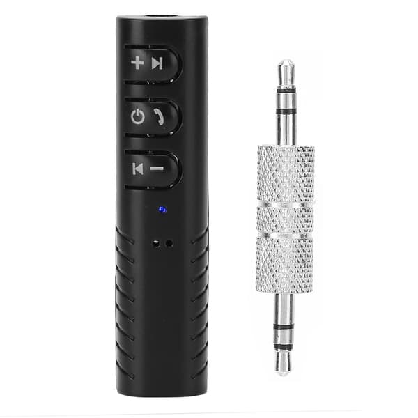 Lavalier Bluetooth 4.1 lydmottaker 3,5 mm AUX stereomusikk håndfri biladapter