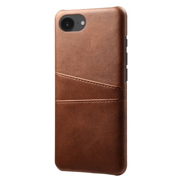 iPhone 16e cover med SIM-kortplads, oplader og hovedtelefonstik - Sort