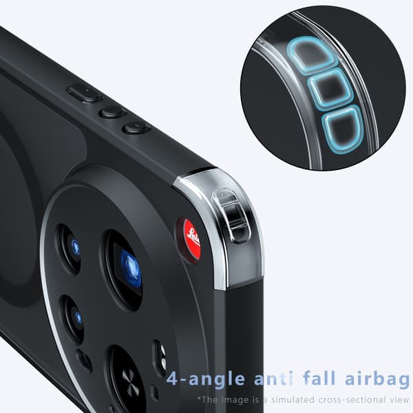 Matte Skin-touch Cover til Xiaomi 17 Ultra - Sort Sort