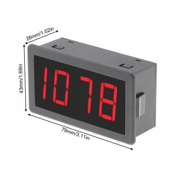 Digital hastighedssensor CF5135C-Z – LED-display | Hall-sensor | 10-9999 RPM | til aksler og ventilatorer