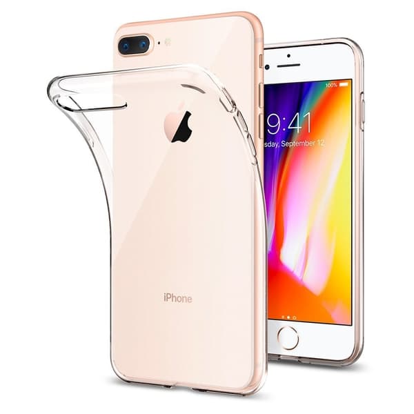 iPhone 7/8 Plus - Läpinäkyvä TPU