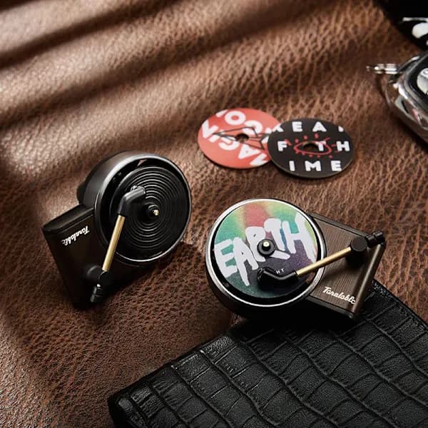 Bil luftfräschare bil doftspridare clips retro stil jukebox