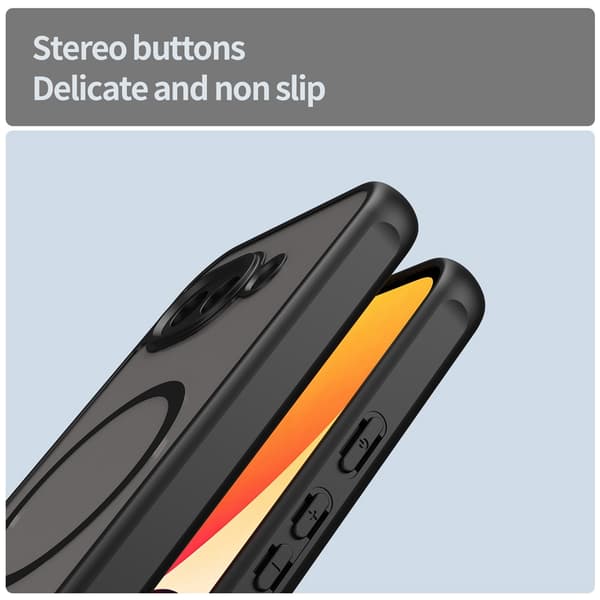 Google Pixel 10a-deksel MagSafe Hybrid Svart