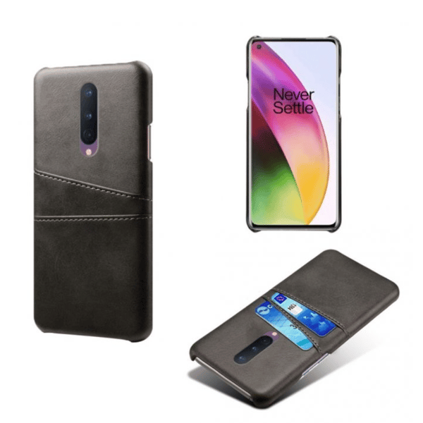 OnePlus 6/6T/7/7Pro/7T/7TPro/8/8T/8Pro etui kort etui sort - Sort OnePlus 8T