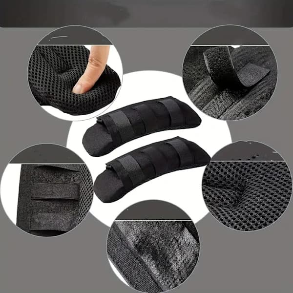 2-pack Axelremskydd Ryggsäcksremsskydd Taktisk Väst Axelremskydd Gitarrremskydd Bredd Upp