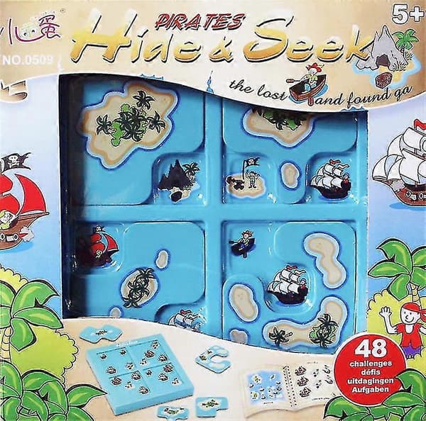 Pirates Hide & Seek IQ-lautapeli perheen interaktiiviset lelut