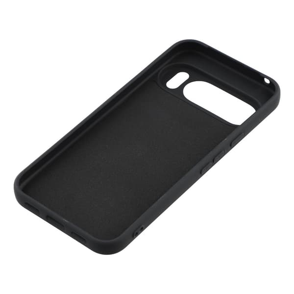 Google Pixel 10 Pro telefondeksel, TPU, svart.