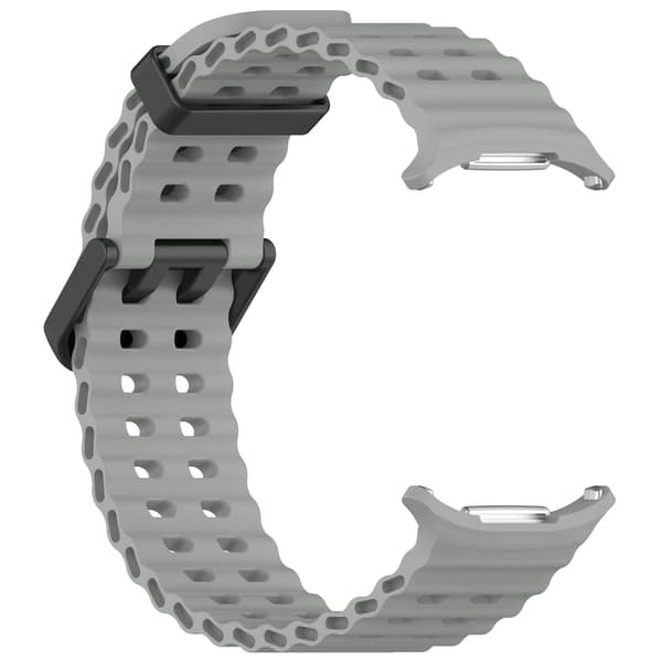 Grå silikonerem til Samsung Watch Ultra 47mm