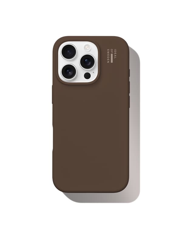 iPhone 16 Pro Max Mocha Mousse Ruskea Silikoninen Suojakuori