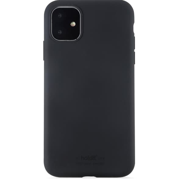 iPhone 11/XR - holdt mobilcover Silikone - Sort Sort