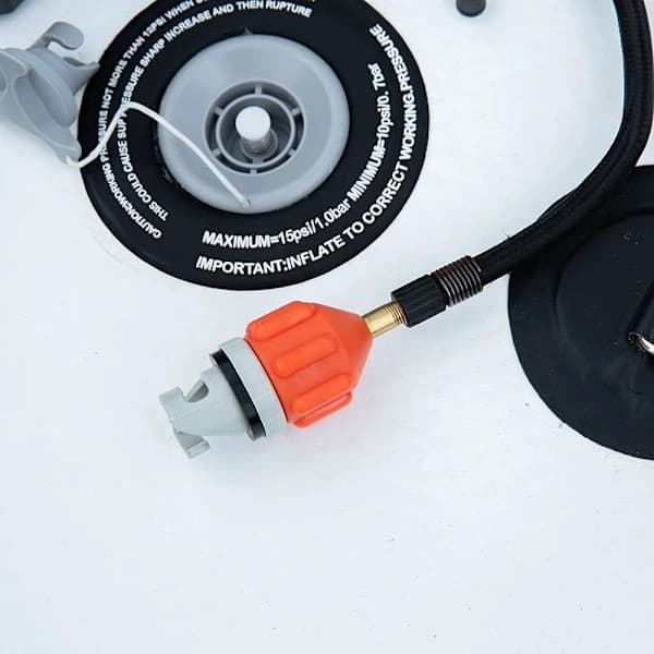 Kajakkadapter, båtluftpumpe luftventiladapter for kajakk, standard ventiladapter, SUP pumpeadapter