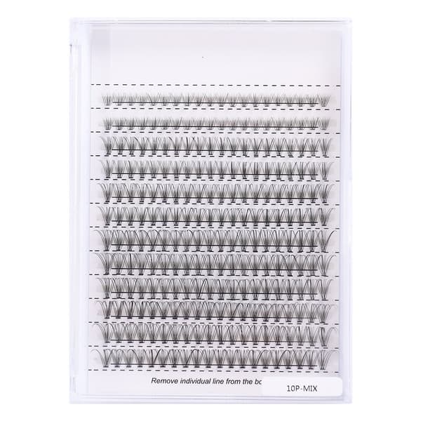Yksittäiset tekoripset - Setti luonnollinen tuuheus - 40 kpl Musta