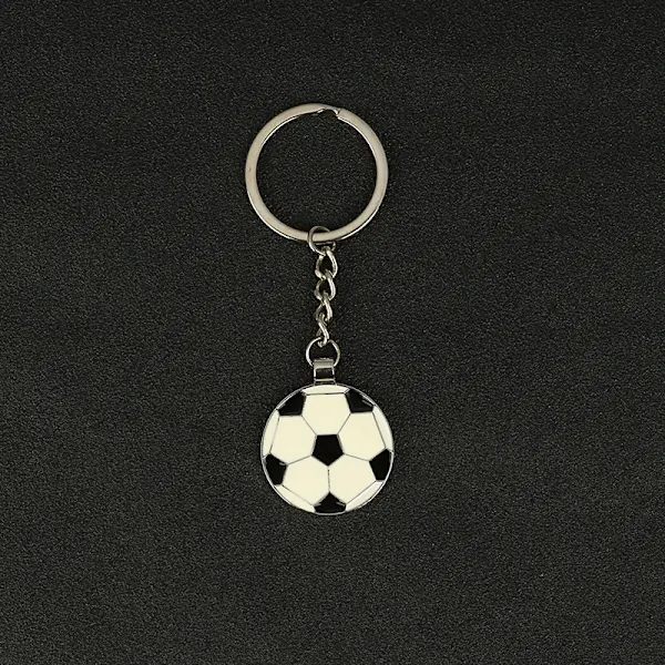 Fodboldnøglering, malet metal