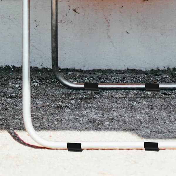 Plastik stolefod, 10 stk. U-formede gulvglide rørhætter til sofa, sofa møbelben 19 mm