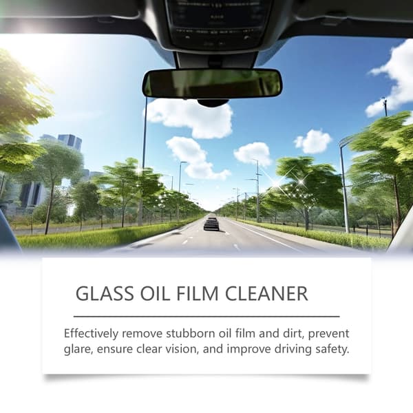 Glasoliefilmrenser, bilglasaffedtningsmiddel, forrudevasker, pletfjerner, imprægneringsmiddel
