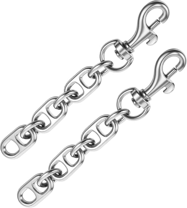 Väskförlängningskedja Silver, 2 st Silver Väskrem Förlängning Kort Väskbyte Metallkedjetillbehör för Crossbody-väskor och Handväskor Ersättning