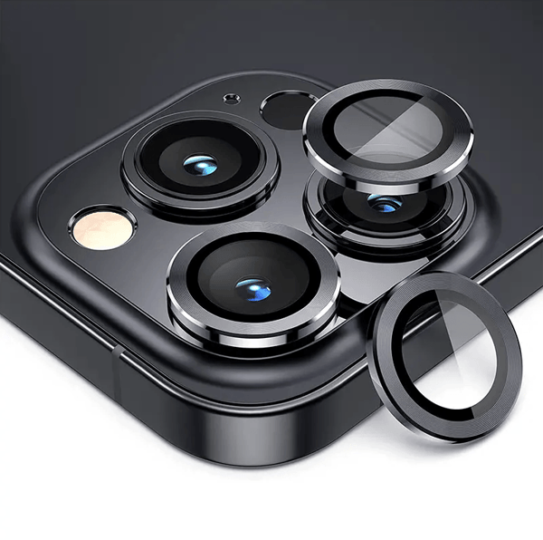 2-pack linsskydd i härdat glas för iPhone 16 Pro / iPhone 16 Pro Max