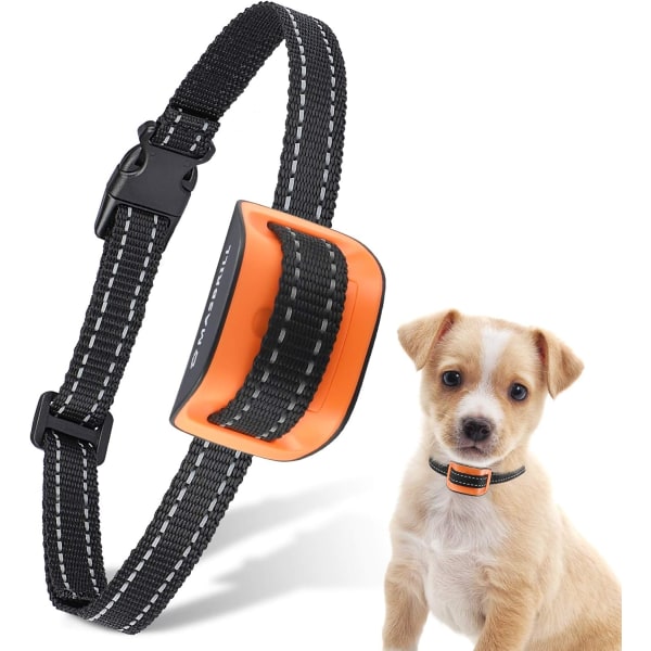 Anti-bark-hundhalsband, anti-vibration och pip anti-bark-halsband för stora och små hundar, justerbart självträningshalsband med 7 känslighet