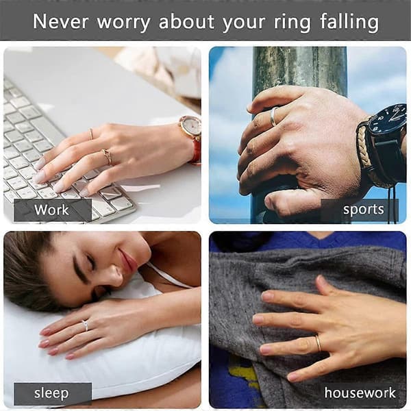 Usynlige ringformindskere til løse ringe Spiralringjustering Ringformindskermål til brede ringe