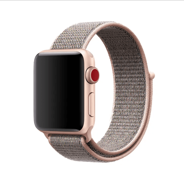 Nylon Sportsrem – Til Apple Watch 42–49mm – Sort sort
