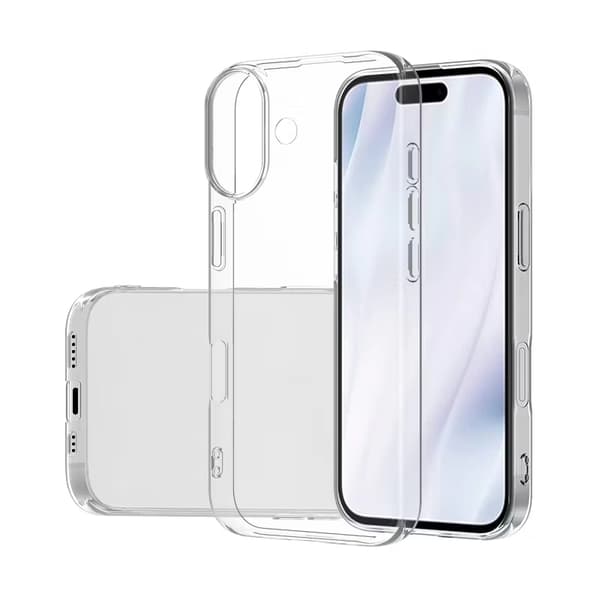 iPhone 17 - Läpinäkyvä TPU-suojakuori