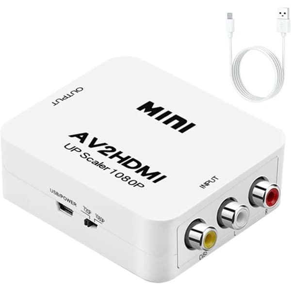til HDMI-omformer / adapter 1080P universell svart