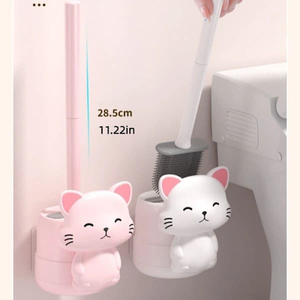 WC-harja Puhdistusväline PINKKI Pinkki