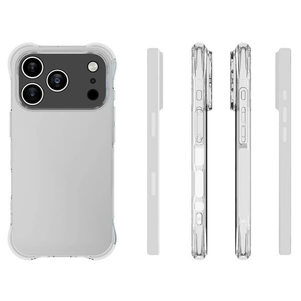 iPhone 17 Pro Superstarkt TPU Skyddsfodral - Transparent