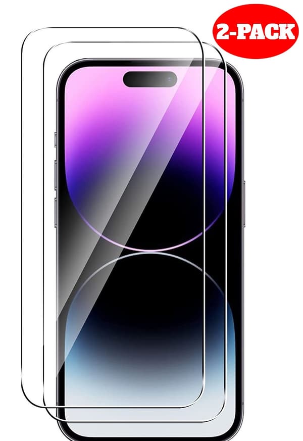 2-pack skärmskydd i härdat glas för iPhone 17/17 Pro
