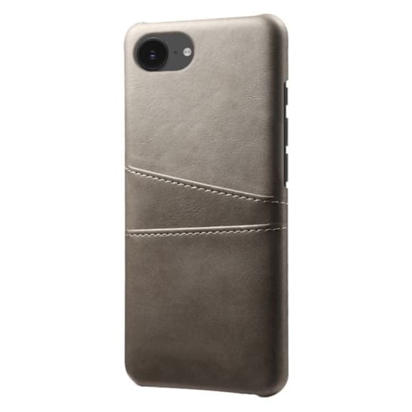 iPhone 16e cover med SIM-kortplads, oplader og hovedtelefonstik - Sort