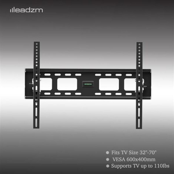 Meuble TV 32-70 TMW600 ladda 50kg / Max VESA400600 / Bas 10° avec ampull horizontaleTMW600 32-70 Stödväggmålning lutande pour téléviseur avec