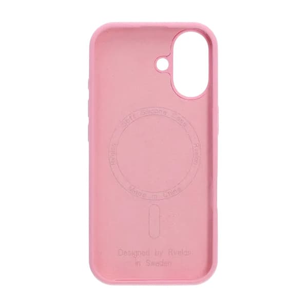 Rvelon Mobilskal Silikon MagSafe för iPhone 17 - Rosa Rosa