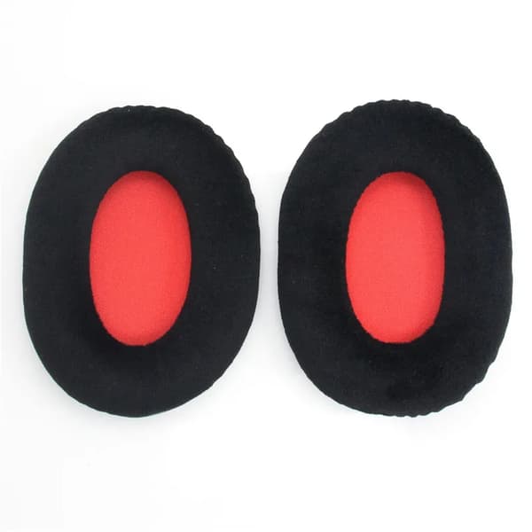 Øreputer for HyperX Cloud Core / Stinger / Flight / FlightS / Alpha / Silver / X / Pro / I / II Hodetelefoner Hodebånd Svart Rød Flanell