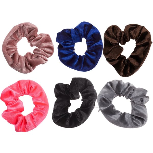 2-pakning - Scrunchie / Hårstrikk - Hårknute flerfarget