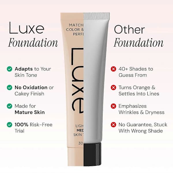 Fargeendrende foundation sminke matcher perfekt hudfarge og tekstur 30ml (farge medium) Medium