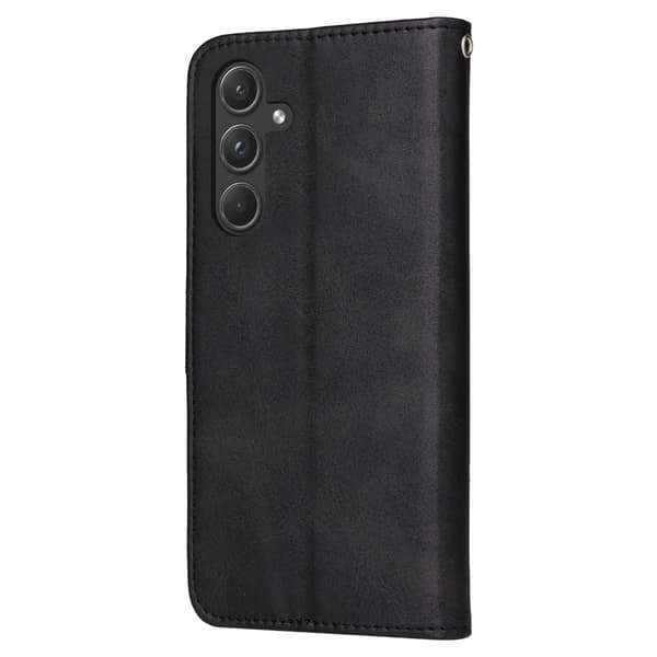 Samsung A55 5G PU læderpung etui - Flere farver Sort