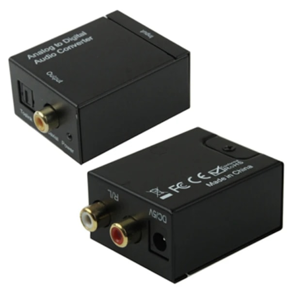 Optisk Toslink-adapter till analog RCA