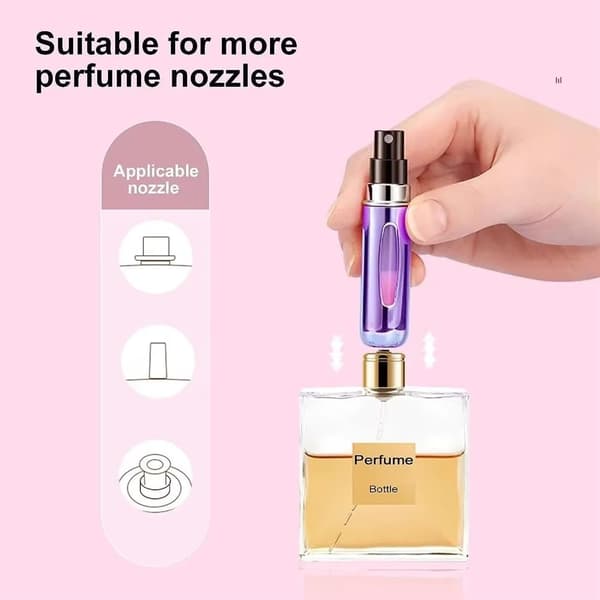 Genopfyldelig flaske til parfume - Perfekt til rejser