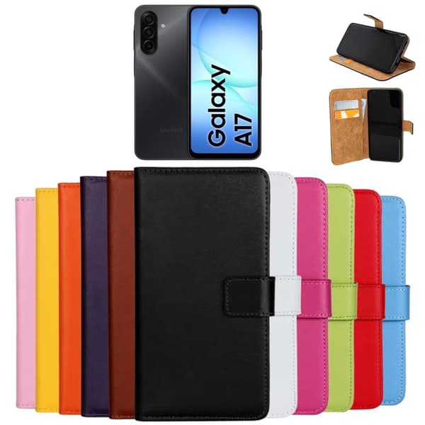 Samsung Galaxy A17 pung etui mobiltelefon etui sort - Sort