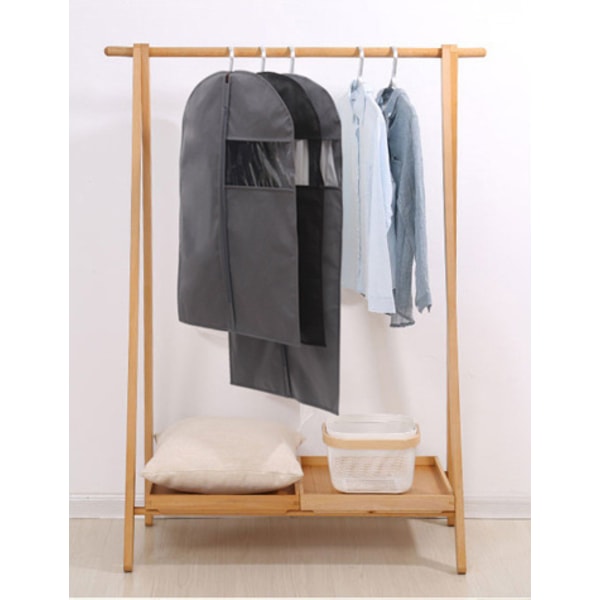 Plixio Gusseted Garment Bags Kostymväska för resor och klädförvaring av klänningar, klänningskjortor, rockar — Inkluderar blixtlåsfickor och stora