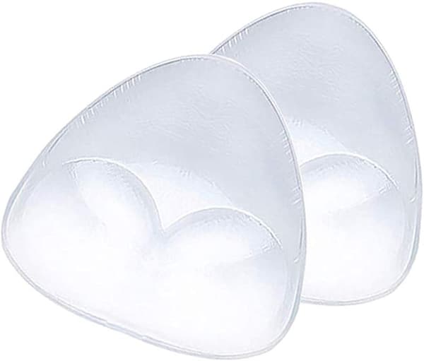 Transparenta silikoninlägg för BH - Triangulära (2 x 90 gram)
