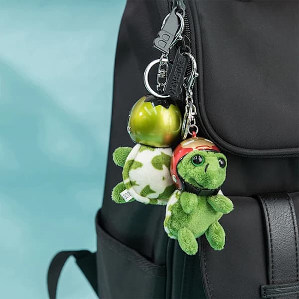 Kawaii Kypärä Merikilpikonna Avaimenperä e Eläin Pehmo Avaimenperä Lapsi 02