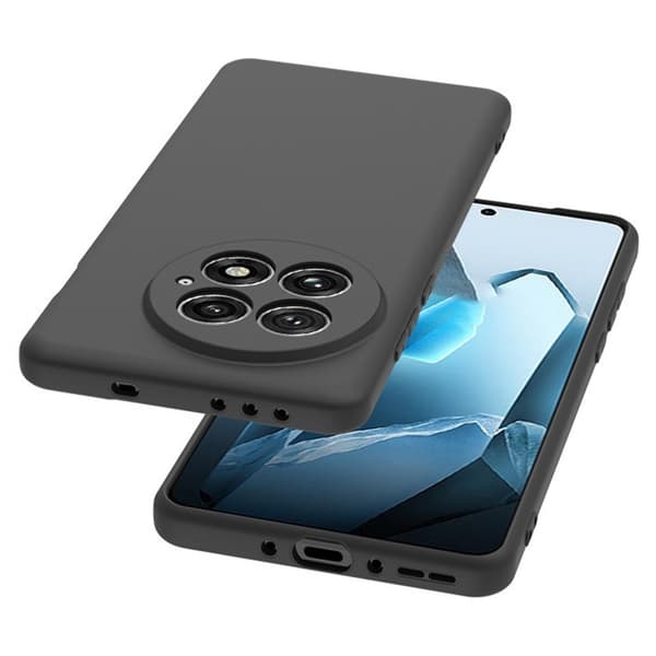 OnePlus 13 Mat Sort Ultratyndt TPU Cover - Sort Sort