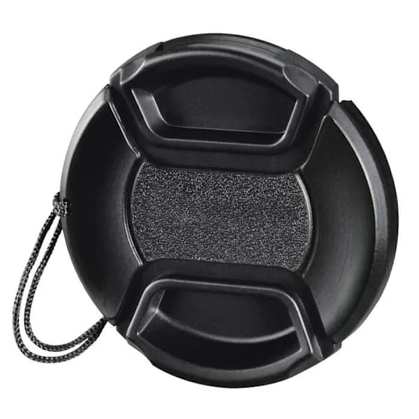 Objektivdæksel - HAMA - Smart-Snap - 46 mm - Sort - Holder inkluderet