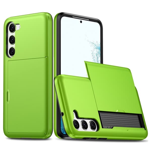 Samsung Galaxy S23 -puhelinkotelo (SIM-korttipaikalla, vihreä)