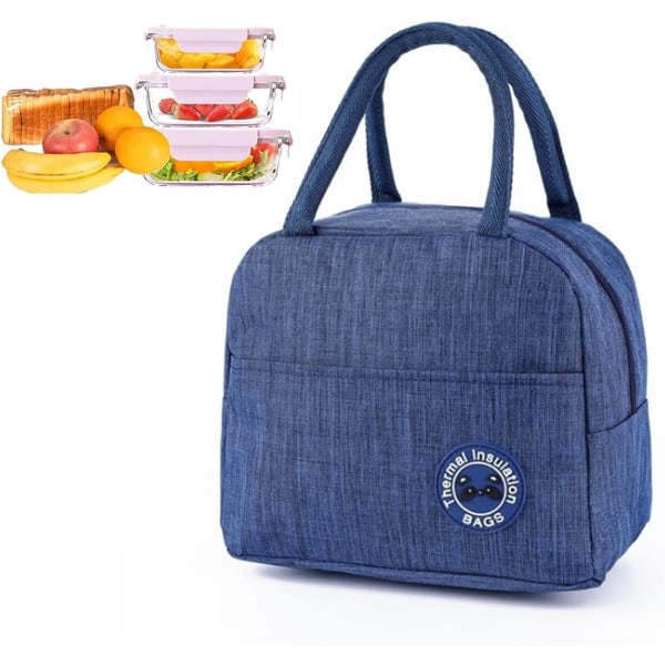 Mecctuck Lunchtasche, Lunch Tasche Isoliertasche, Picknick Tasche, Kühltasche, Lunch Bag für Wasserdichtes Gewebe Faltbare Picknick-Handtasche für