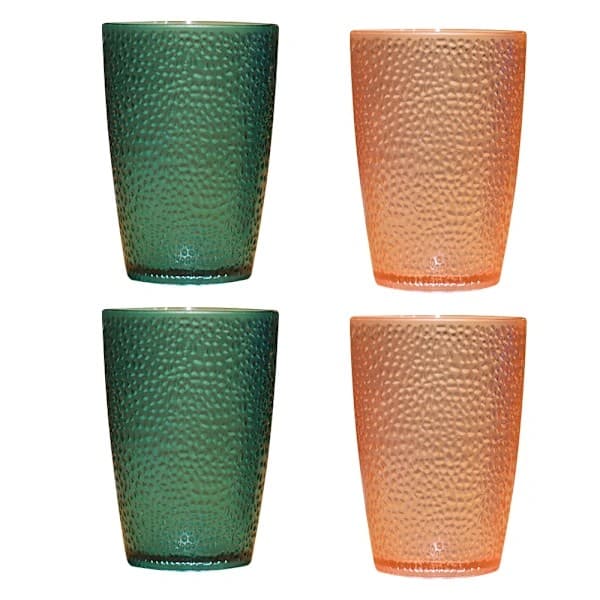 Vattenflaskset, stapelbart vattenflaskset, kan omvandlas till plastglas.